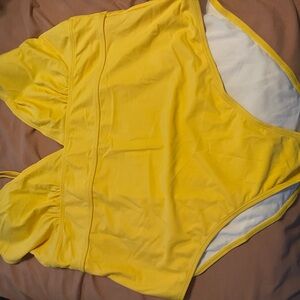 Yellow One-Piece Swimsuit